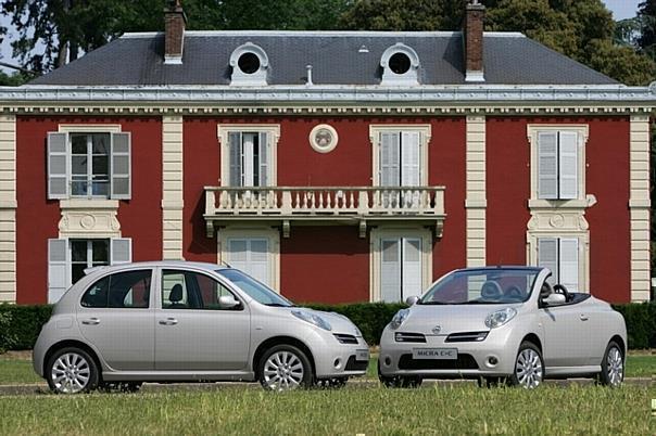 Nissan Micra und Micra C+C in der Active Luxury-Variante. Foto: Auto-Reporter/Nissan.